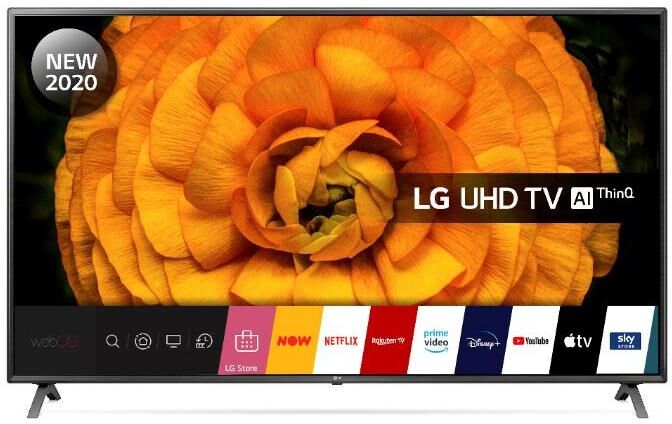 LG 82UN85006LA.AEK 82" LED 4K Smart Television - Silver