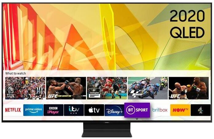 SAMSUNG Q90T QE55Q90TATXXU 55" QLED 4K Smart Television - Black