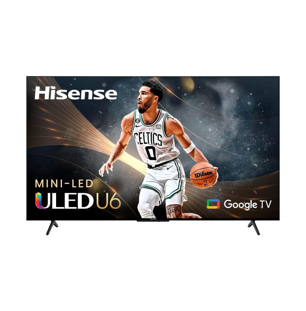 Hisense 65 inch U6 Series Uled 4K Smart Google Tv - 65U6K - Black