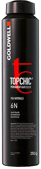 Goldwell Topchic Permanent Hair Color Naturals 7NN Mittelblond Extra, Depot-Dose 250 ml