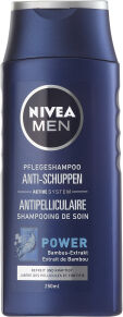 Beiersdorf AG NIVEA Hair Care MEN Pflegeshampoo Anti-Schuppen, Mit Bambus-Extrakt, befreit von Schuppen, 250 ml - Flasche