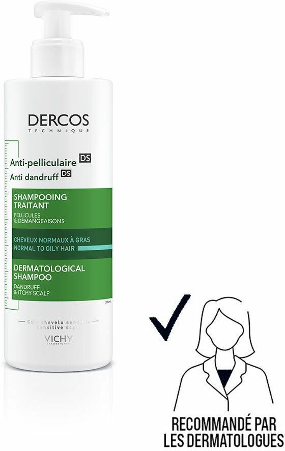 Vichy Dercos Anti-Schuppen-Pflegeshampoo für fettiges Haar