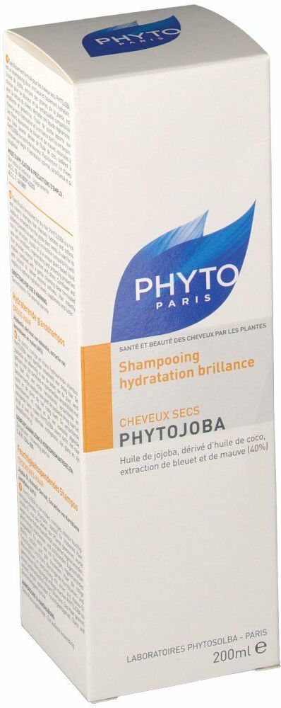 PHYTOSOLBA Phytojoba Shampoing, Shampoing hydratant à l'huile de jojoba, fl 200 ml