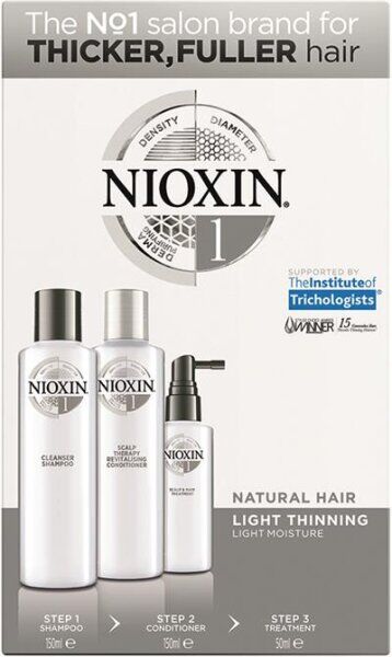 Nioxin System 1 3-Stufen-System 150+150+50 ml Haarpflegeset