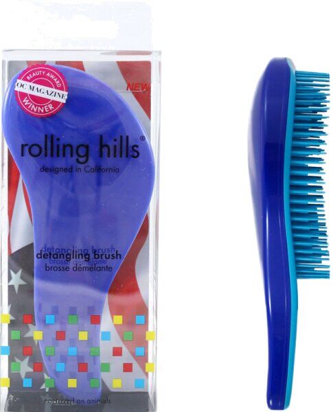 Rolling Hills Professional Detangling Brush Dark Blue Haarbürste