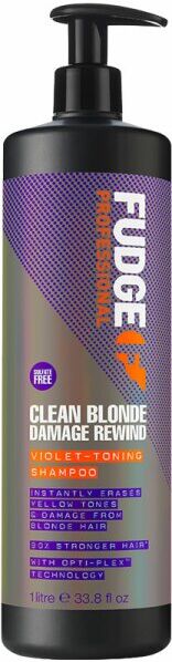 Fudge Clean Blonde Damage Rewind Violet Toning Shampoo 1000 ml