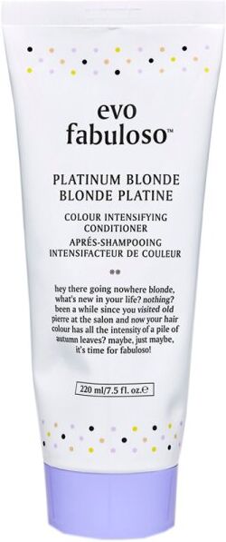 Evo Hair Fabuloso Platinum Blonde Colour Intensifying Conditioner 220