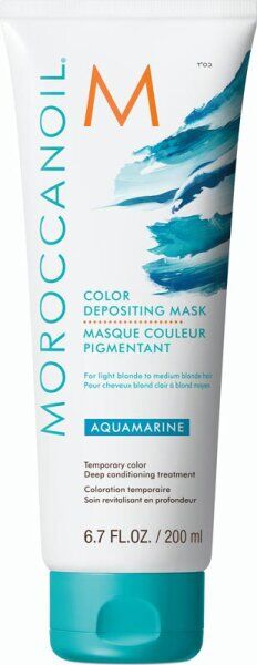 Moroccanoil Depositing Maske Aquamarine 200 ml Farbmaske