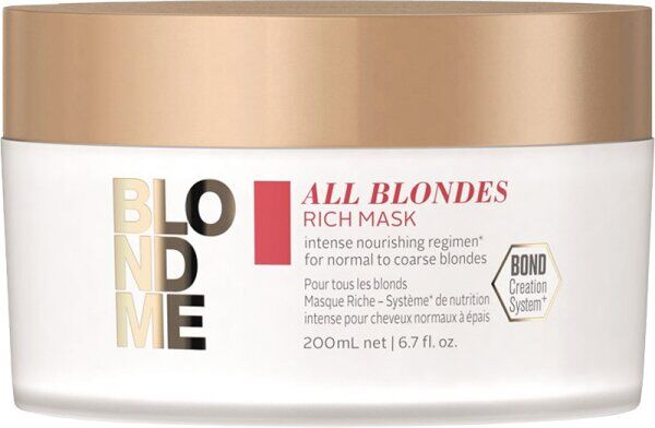 Schwarzkopf Professional BlondMe All Blondes Rich Mask 200 ml Haarmas