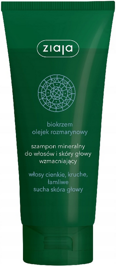 Ziaja szampon do włosów mineralny biokrzem olejek rozmarynowy 200 ml