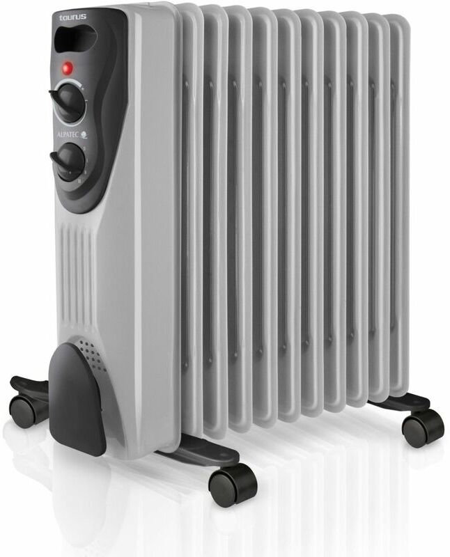 TAURUS ALPATEC radiateur à bain d'huile 2000w gris - Dakar 2000 - Taurus Alpatec