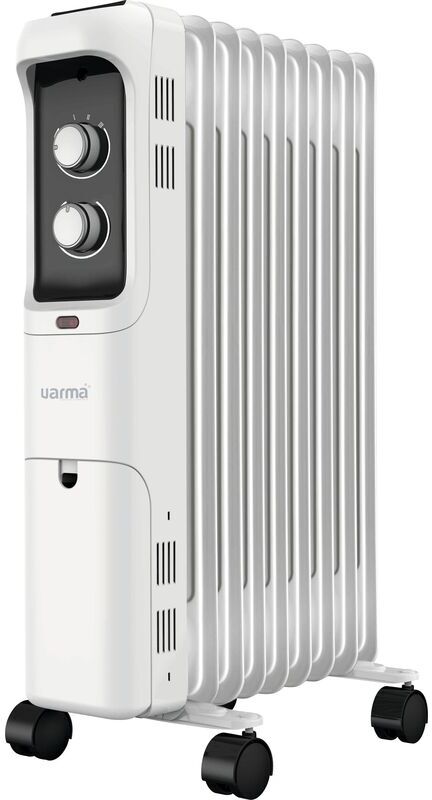 VARMA Radiateur bain d'huile Ingarø 2000 W - Blanc - Varma