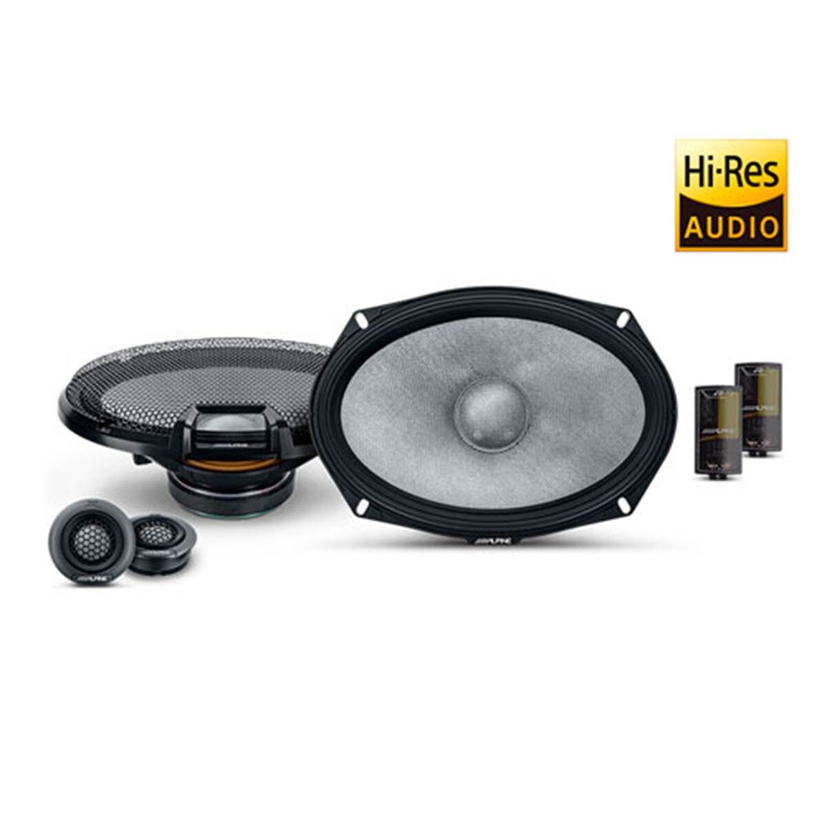 Alpine Altavoces para coche 2 vías  r2-s69c