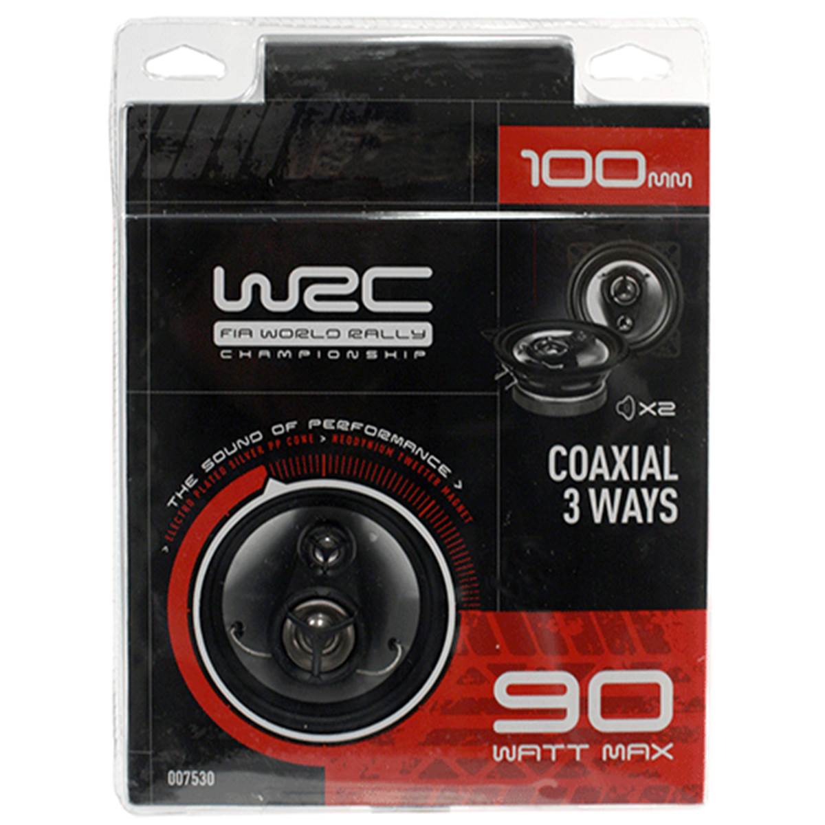 WRC Altavoces para coche de coche  3 vías 100 mm