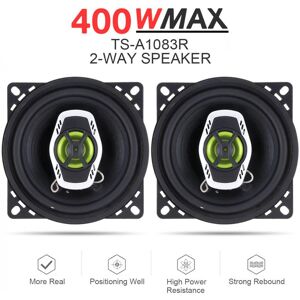 CarZone 2pcs 4 Inch 10cm 400W 2 Way Car Coaxial Auto Audio Music Stereo Full Range Frequency Hifi Speaker