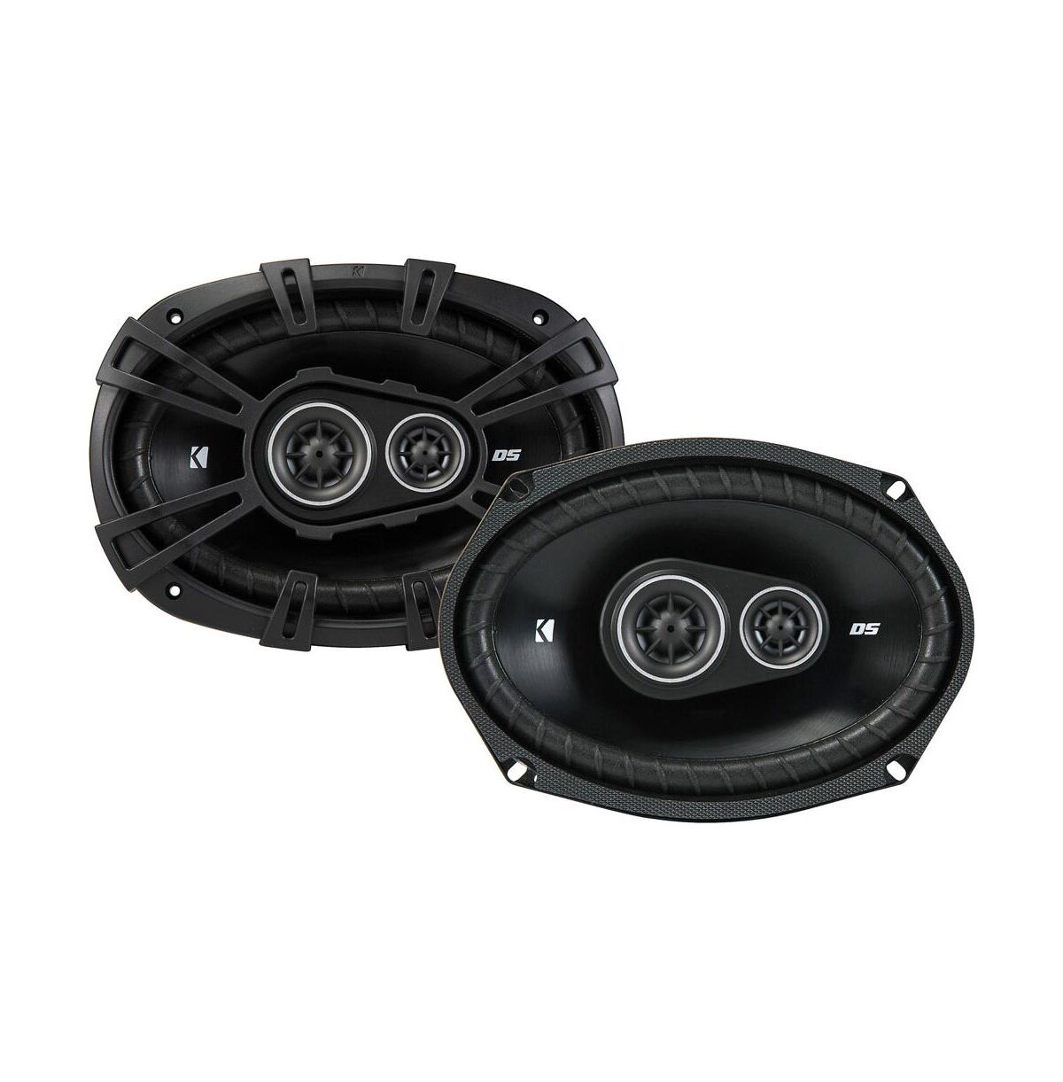 Kicker Ds Series 6x9 3-Way Car Speakers - Black