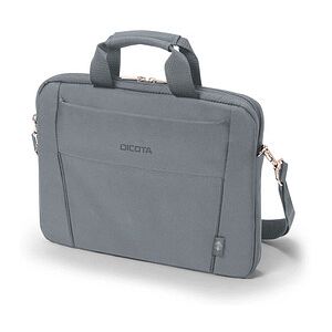 DICOTA Laptoptasche Slim Eco BASE Kunstfaser grau D31305-RPET bis 35,8 cm (14,1 Zoll)