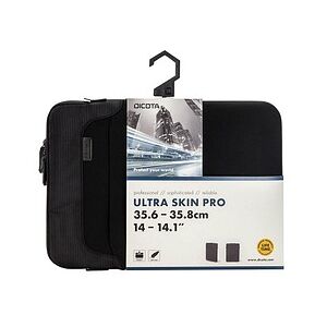 DICOTA Laptoptasche Ultra Skin Pro Recycling-PET schwarz D31098 bis 35,8 cm (14,1 Zoll)