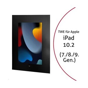 TabLines TWE089B Tablet Wandeinbau für Apple iPad 10.2 (7./8./9. Gen.), HB, schwarz