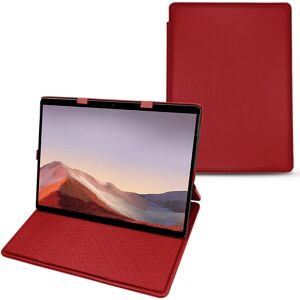 Noreve Lederschutzhülle Microsoft Surface Pro X Évolution Rouge PU