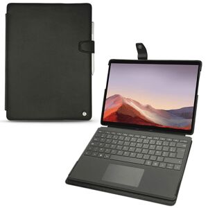 Noreve Lederschutzhülle Microsoft Surface Pro X Perpétuelle Noir