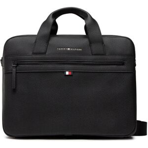 Laptoptasche Tommy Hilfiger Essential Pu Computer Bag AM0AM09507 Schwarz 00 male