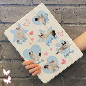 Joyway Für Ipad 2022 10. 10,9 Zoll 2021 10,2 Zoll 9. Generation Cartoon-Katzen-Hülle Für Ipad 8. 7. 6. 5. Pro 9.7 Air 5432 Mini 654 Silikon-Schutzhülle