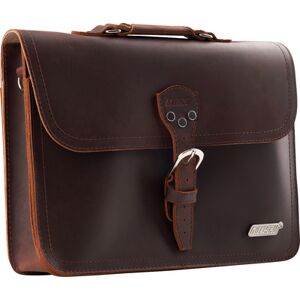 Gretsch Leather Laptop Bag Braun