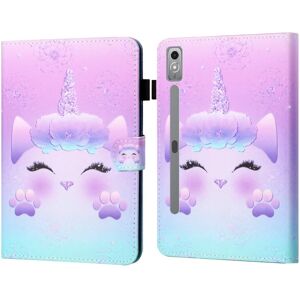 My Store For Lenovo Tab P12 2023 / TB370FU Coloured Drawing Stitching Smart Leather Tablet Case(Unicorn)