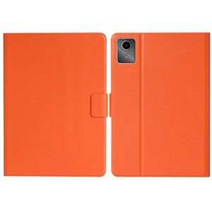 My Store For Lenovo Tab M11/ Xiaoxin Pad 11 2024 Pure Color Smart Leather Tablet Case(Orange)