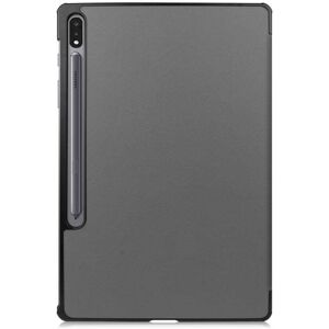 INF Samsung Galaxy Tab S7 Plus / FE / Lite Tri-fold etui PU læder / PC grå