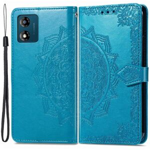 Generic Mandala Motorola Moto E13 Flip Etui - Blå