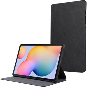 shopseez Samsung Galaxy Tab S6 Lite P610 TPU Flip Tablet beskyttende læderetui (sort)