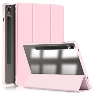 My Store Samsung Galaxy Tab S9 akryl 3-foldbar Smart læder tablet taske (pink)