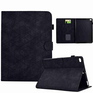 My Store For iPad Air / Air 2 / 9.7 2017 / 2018 Rhombus TPU Smart Leather Tablet Case(Black)