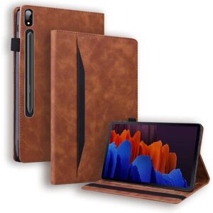 My Store For Samsung Galaxy Tab S8+ / Tab S8 Plus /  Tab S7 FE / Tab S7+ SM-T970 / SM-T976B Business Shockproof Horizontal Flip Leather Case with Holder & Card