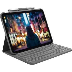 Logitech Slim Folio Ipad Cover M/ Tastatur, Grå