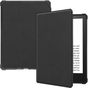 TABLETCOVERS.DK Amazon Kindle Paperwhite 5 11th Generation (2021) Læder Flip Cover - Sort