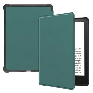 TABLETCOVERS.DK Amazon Kindle Paperwhite 5 11th Generation (2021) Læder Flip Cover - Grøn