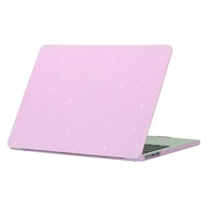 TABLETCOVERS.DK MacBook Air 13 M2/M3 (2022-2024) Hårdt Plast Cover med Glitrende Design - Lilla