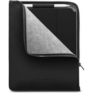 Woolnut PU Folio Sleeve Til iPad / Tablet (295 x 230mm) - Sort