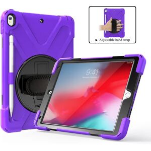 TABLETCOVERS.DK iPad Air (2019) Håndværker Cover m. 360⁰ Ståfunktion & Håndholder - Lilla