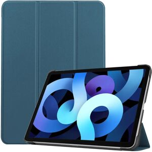 EIDERWOOD iPad Air (2022 / 2020) Litchi Tri-Fold Læder Cover - Grøn