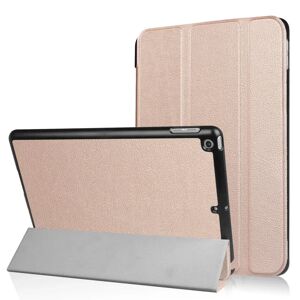 TABLETCOVERS.DK iPad (2018) / iPad (2017) Tri-Fold Læder Etui Rose Gold