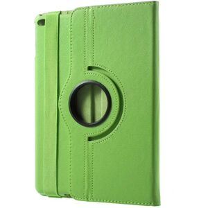 TABLETCOVERS.DK iPad 9.7 (2018-2017) / iPad Air / iPad Air 2 Litchi Læder Cover m. 360 Graders Ståfunktion - Grøn