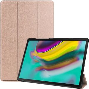 TABLETCOVERS.DK Samsung Galaxy Tab S5e Foldbart Læder Cover m. Ståfunktion - Rose Gold