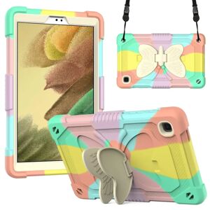 TABLETCOVERS.DK Samsung Galaxy Tab A7 Lite Børne Cover - Butterfly Kickstand Cover - Regnbue V2