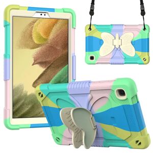 TABLETCOVERS.DK Samsung Galaxy Tab A7 Lite Børne Cover - Butterfly Kickstand Cover - Regnbue V3