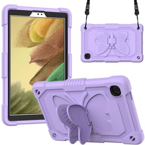 TABLETCOVERS.DK Samsung Galaxy Tab A7 Lite Børne Cover - Butterfly Kickstand Cover - Lilla