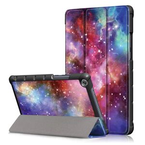 TABLETCOVERS.DK Huawei MediaPad M5 Lite 8 Læder Cover m. Folde & Standerfunktion - Purple Cosmic Space